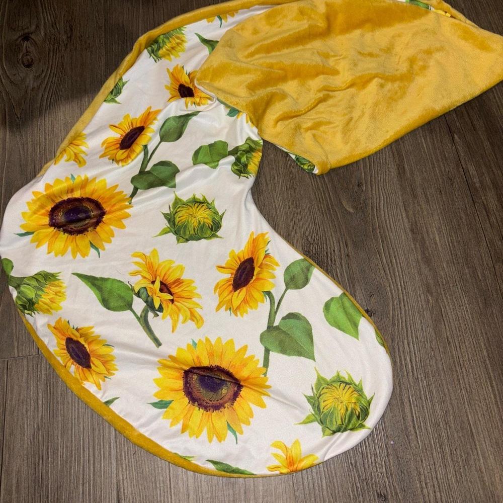 Sunflower breast feeding pillow cover